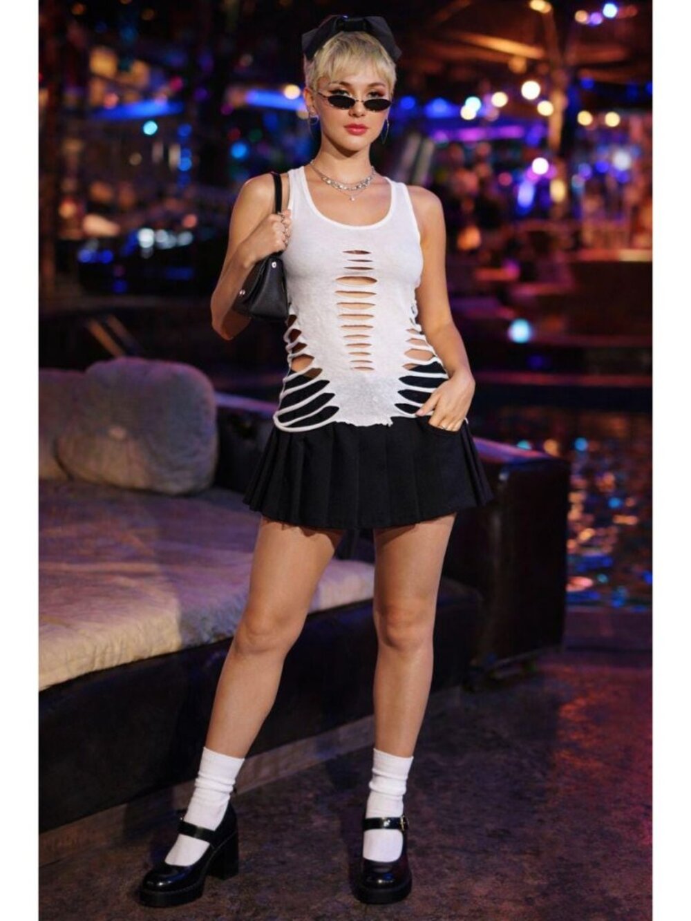 Peak-a-boo Layering Tank